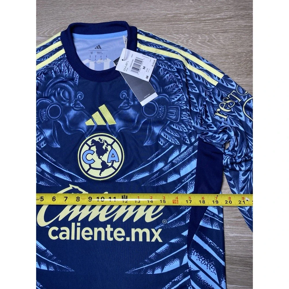 Men Medium Club America Adidas 2025/26‎ Away Licensed Long Sleeve Jersey JN8637